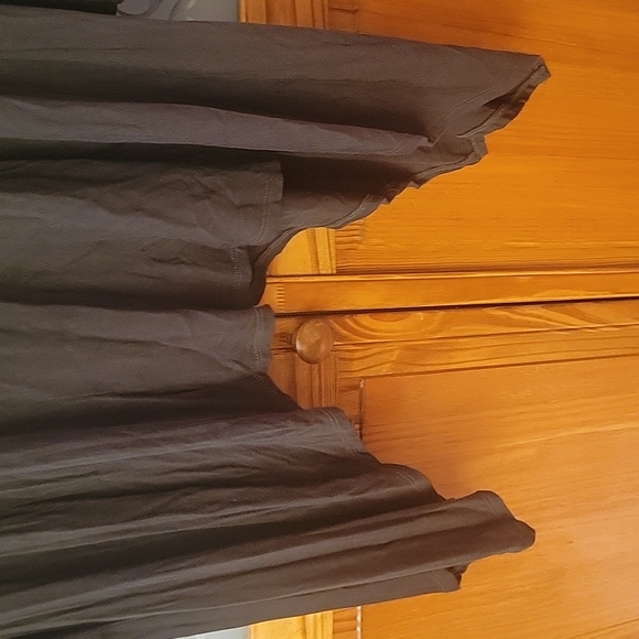 Long olive green tee shirt - Picture 4 of 6